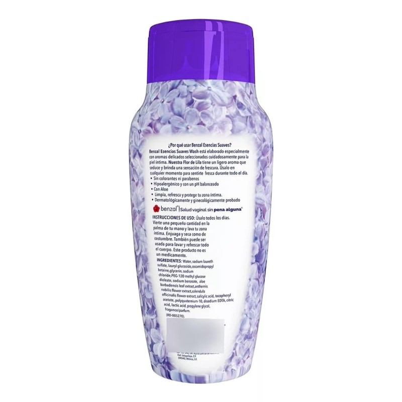 Benzal Jabón Íntimo Benzal Kit Esencias Suaves