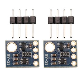 Heevhas DC 3V-5V I2C Temperature and Humidity Sensor GY-21 HTU21 Sensor Module Moisture Sensor Humidity Module (Pack of 2)