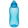 3 Sistema 330ml Twist n Sip Drink Bottles, Blue, Pink,