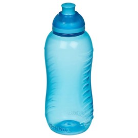 3 Sistema 330ml Twist n Sip Drink Bottles, Blue, Pink, Purple