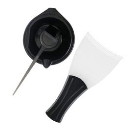 WOONEKY Hair Dye Tool Set Bowl Brush Dyeing Plate Prevent Root Damage Quick Coloring Salon Home