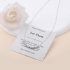 Helonley Morse Code Necklace: 925 Sterling Silver Let Them Necklace