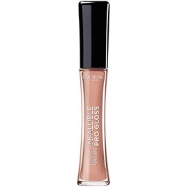 L'Oreal Paris Makeup Infallible Brillo de labios hidratante de 8 horas, pétalo desnudo, 0.5 onzas