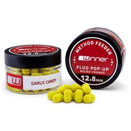 Tandem Baits Method Feeder Fluo Pop-Up Micro Chunks Sweet Garlic, Carp Pop-Ups Dumbells, Carp Fishing without Effort, Bait for Big Fish Fishing, Carp Accessories for Professionals, Hobby Anglers, 20 g