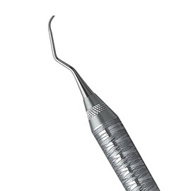 Hu-Friedy SC2R/2L6 #2R/2L Columbia Curette, #6 Satin Steel Handle