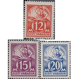 Estonia 57-59 (complete.issue.) Volume 1925 completeett fine used/cancelled 1925 Craftsman (Stamps for collectors)