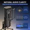 FIFINE Podcast Recording Microphone, PC USB Condenser Microphone for Streaming