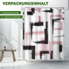 FeinKulturia Shower Curtain 180 x 200 cm, Thickened Geometric Pattern