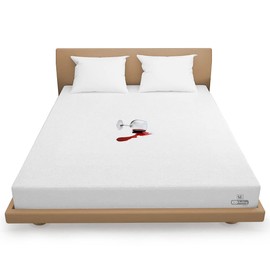 SGI bedding RV Bunk Mattress Protector 24X72 Cot Bed Super Soft Waterproof and Breathable Terry Cotton Mattress Protector for RV Bunks and Truck Sleepers - Perfectly Fitted up to 15" Deep - White