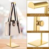 Hicarer 8 Pcs Gold Purse Display Stands Stainless Steel Purse