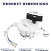 K6010-81 OEM Roof Vent Lift Motor Compatible with Dometic Fan-Tastic