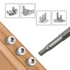Mesee 10 Pieces 50mm Inner Hex Head Magnetic Screwdriver Bits,