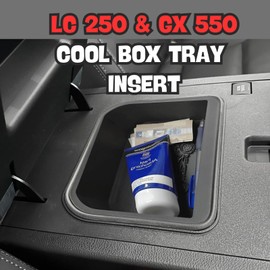 Center Console Organizer Cool Box Tray for 2025 2024 Toyota Land Cruiser Prado LC250 / Lexus GX 550 Armrest Storage Box Car Interior Accessories - Only for Cooler Box Version