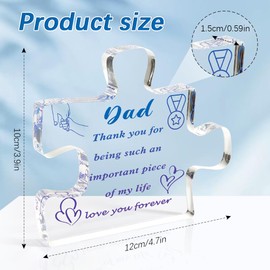 Dad Gifts for Dad Valentines Gifts for Dad Valentines Day Dad Fathers Day from Daughter Son Acrylic Plaque Dad Gift Ideas Cool Gifts for Dad Step Dad Daddy Gifts Father in Law Gift Dad Birthday Gifts Best Dad Gifts