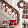MJARTORIA Christmas Stocking Set of 4 with Christmas Tree Snowflake