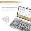 Kindroufly 7 Sizes Stainless Steel Washers Assortment Kit - 800