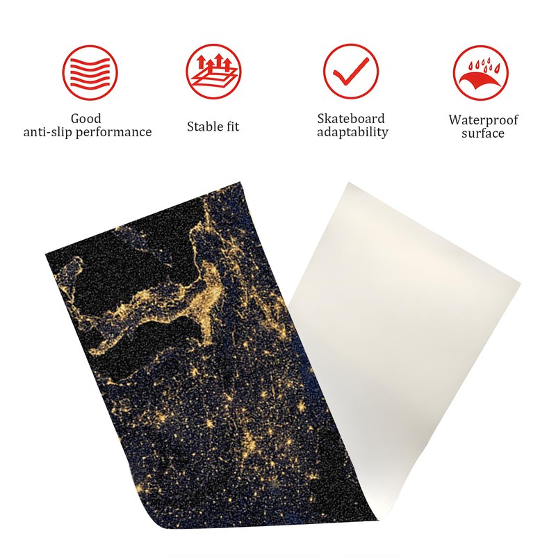 Floatdream Skateboard Grip Tape, Skateboard Sandpaper, Premium Non-Slip Coating, High