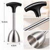 Stainless Steel Egg Topper for Soft-Boiled Eggs – Manual Egg
