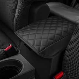 INTGET - Funda para reposabrazos de consola central para Nissan Frontier 2005-2021, accesorios Nissan Xterra 2005-2015, accesorios de piel, protector de reposabrazos medio