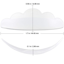 Dolly's Lash Eyelash Silicon Pad (Available Size: Small, Medium, Medium 1, Medium 2, & Large) (2 Boxes (20pcs), MEDIUM)