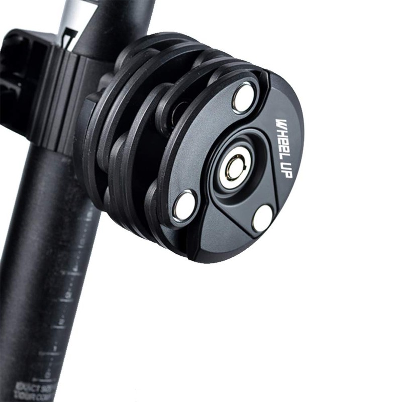 Riloer H844840A Foldable Universal Bicycle Safety Lock Chain Lock Mini