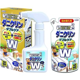 UYEKI Dani Clean, Insect Repelling Spray, W Care, Dust Mites, House Dust Suppression, Lasting Effect, Approx. 1 Month, Main Unit + Refill Set (Recommended by the Japanese Atopy Association)