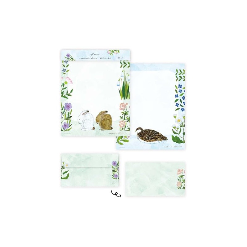 Expressionsha Letter Set Midori Asano FLEUR 20-416