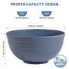HOTEC BPA Free Unbreakable Wheat Straw Cereal Bowls - Microwave