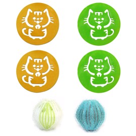 Guegine 8 Pack Washing Machine Pet Hair Catcher Remover Reusable Pet Hair Remover Washing Machine Soft and Flexible Can Be Used Wet or Dry to Clean Clothes and Absorb Impurities 2 Styles