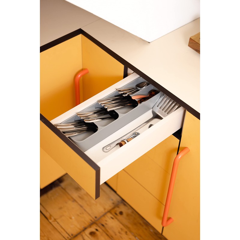 Joseph Joseph DrawerStore Compact Utensil Organizer For Kitchen Drawer Silverware,