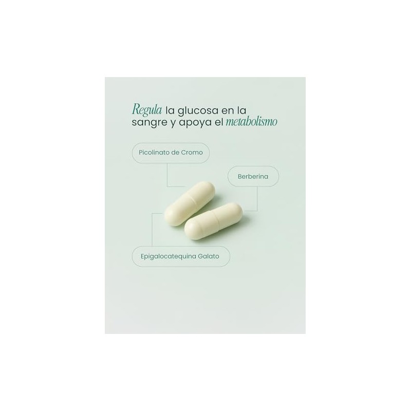 nutriADN – Metabolic Support con Berberina Aristata, EGCG y Picolinato