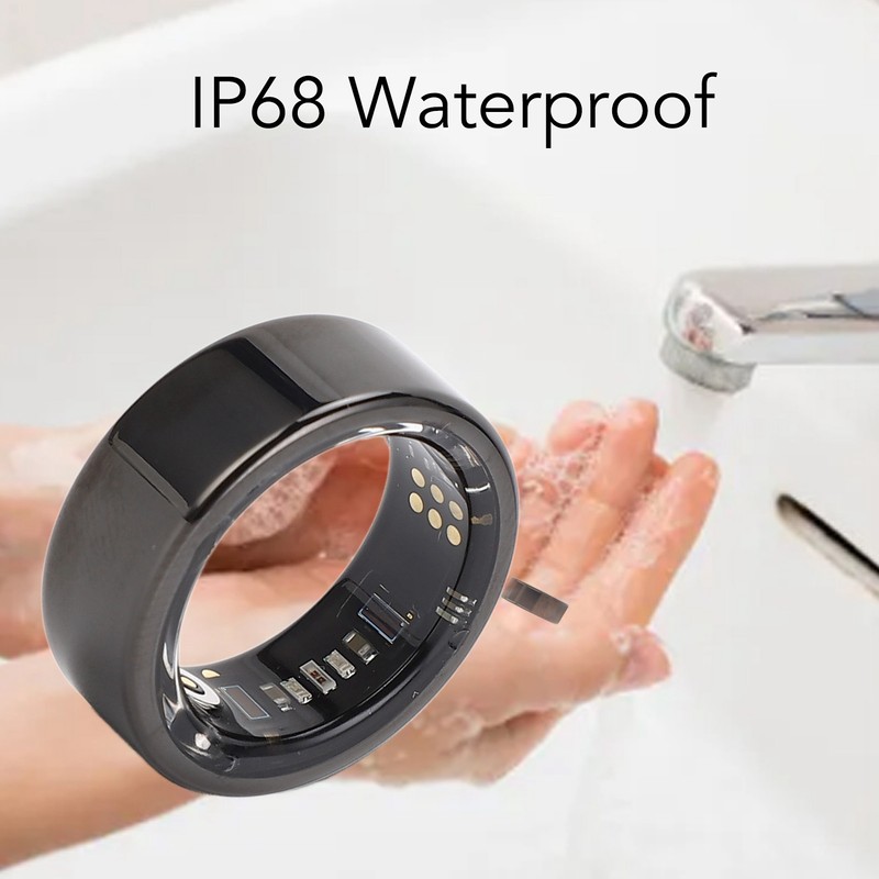 Smart Ring Health Tracker Sleep Monitoring IP68 Waterproof Fitness Tracker