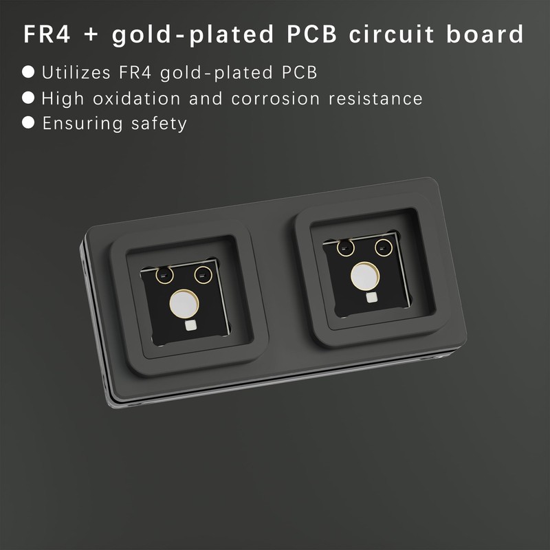 NLOFIN PC Power Button,Mini 2-Key Remote PC Power Switch，PC Computer