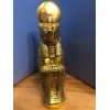 New Egyptian Museum Replica Sekhmet Gold Leaf Statue 10 inches