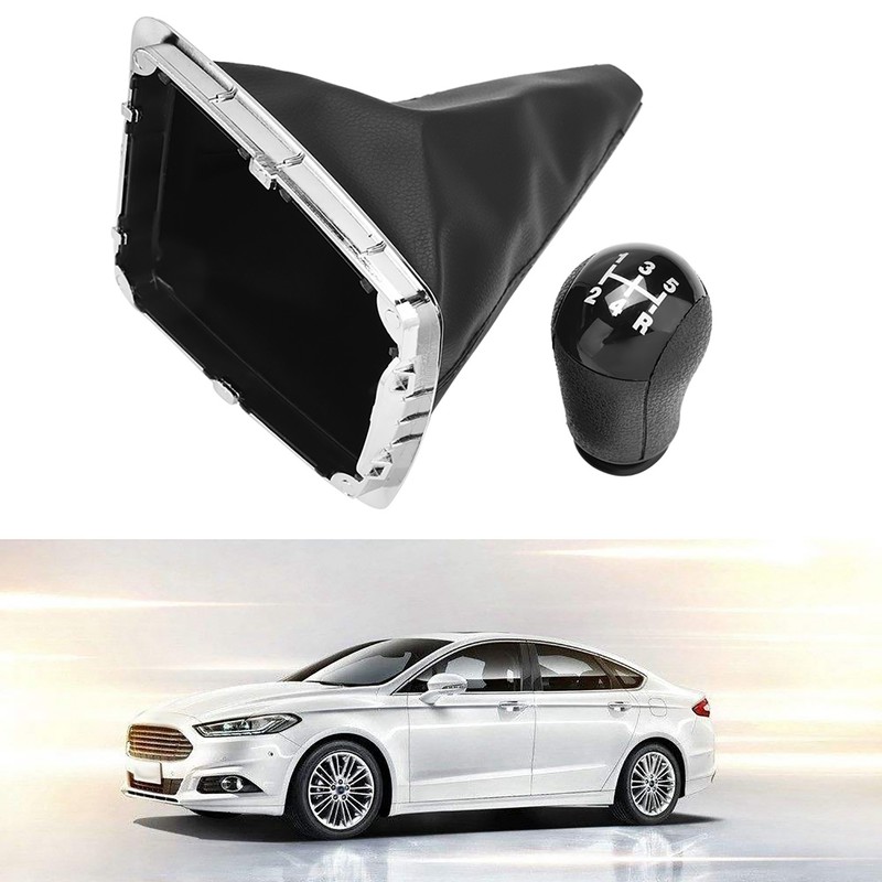 5 Speed Gear Stick Shift Knob Gaiter Boot Cover for