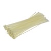 SE 12” White Cable Ties with 50-lb. Tensile Strength (100