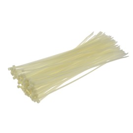 SE 12” White Cable Ties with 50-lb. Tensile Strength (100 Count) - CT1248N
