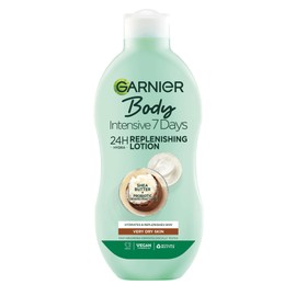 Garnier Intensive 7 Days Body Lotion For Dry Skin, Fast Absorbing Non Greasy And Non Sticky Nourishing Body Moisturiser, Shea Butter, 250 Ml, Pack Of 1