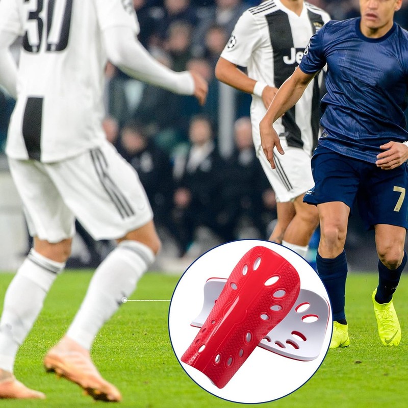 Soccer Shin Guards, 2 Pair Lightweight and Breathable Shin Guard