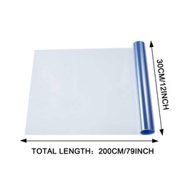 TOMALL 78.7''x12'' Light Blue Vinyl Film for Car Headlight Taillight Fog Lights Tint Self Adhesive Decals Sports Modification Car Stickers (Light Blue)