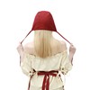 KUOIN Medieval Coif Cap Women's Victorian Hat Colonial Cosplay Headwear