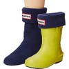 HUNTER Kids Boot Socks Kids Fleece Socks Blue KAS4000AAA, Size:21