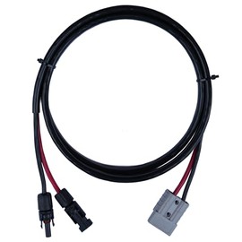 Custom Cable Solar Connector to Anderson Plug. Customised Length, Wire Gauge. (6mm^2 Wire, 1m)