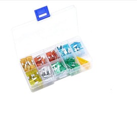 60pcs Standard Car Fuses Assortment Blade Fuse for Auto Car Truck 2A/3A/ 5A/ 7.5A/10A/ 15A/ 20A/ 25A/ 30A/ 35A with Storage Case With Fuse Clip (60pcs Mini Car Fuses)