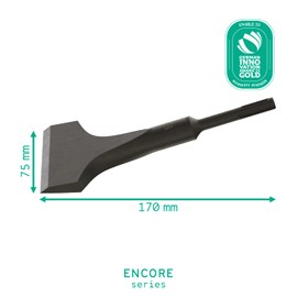 WESEMANN 1893 - Scalpello per piastrelle SDS-Plus, prodotto in Germania, 170 x 75 mm, per martello elettrico, angolo di 20°, dalla serie ENFORCE I 81574