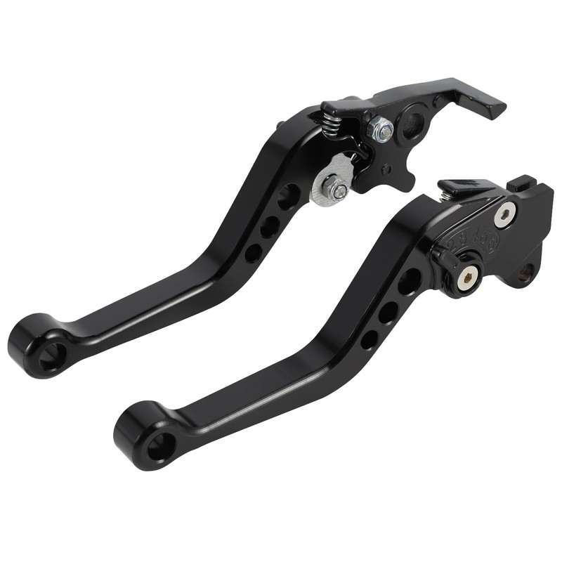 Wacece ATV Clutch and Brake Lever Set Adjustable Handle for