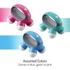 HoMedics, Quatro Mini Hand-Held Massager with Hand Grip, Battery Operated