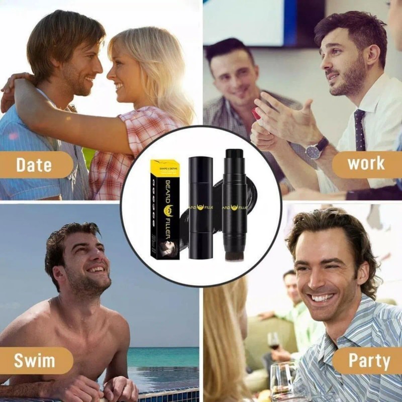 .,lápiz Para Barba Pen Brush Filler Enhancer Duradero.