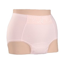 Angel Stylish Panties, Flower Lace, Pink L, For Women, Urine Absorption Pants, Absorption Amount, 9.8 fl oz (25 cc)