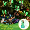Shellwei 50 Pcs Garden Accessories Miniatures Small Fairies Kit with